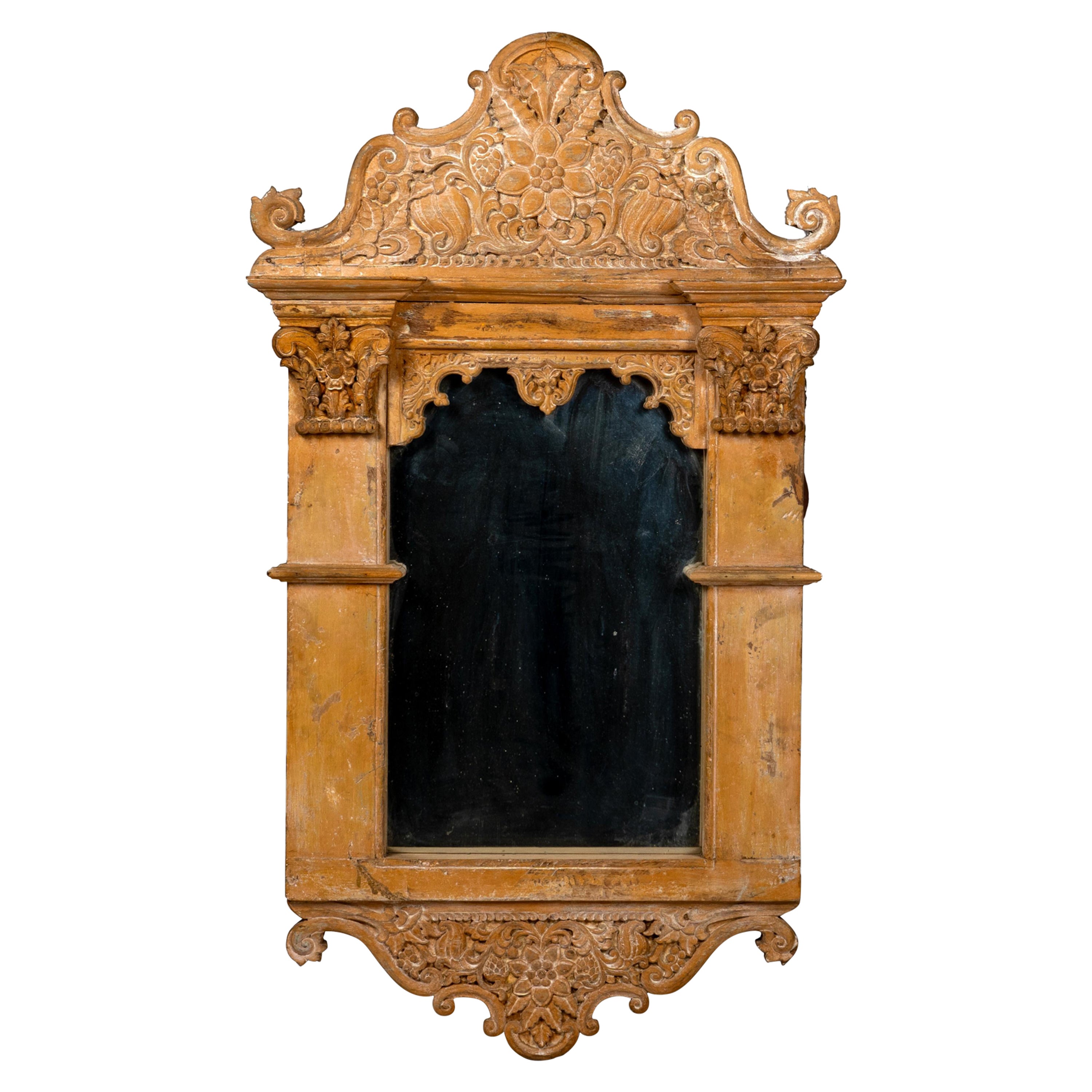 A Highly Decorated Frame with Mirror