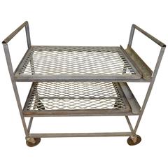 Industrial Factory Cart on Wheels