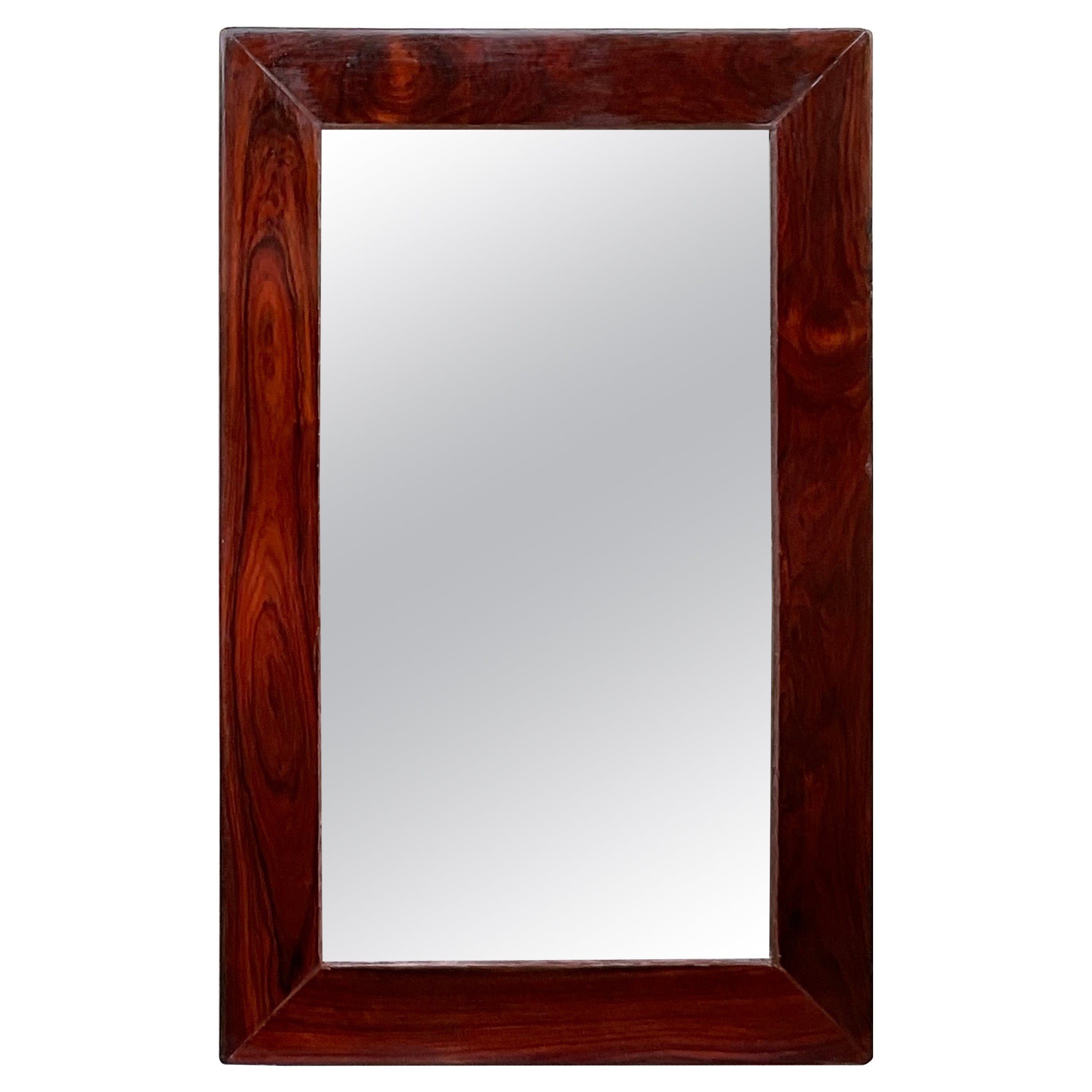 One Of A Kind Antique Hand Carved Chinese Wall Mirror