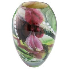 Siddy Langley Green and Pink Journey Vase 2024