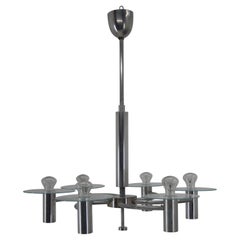 Raro candelabro Art Decó / Funcionalista "Hélice", años 30
