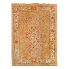Oushak Carpet (5220), Late 19th Century