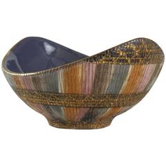 Bitossi, Londi Designed 'Seta' Pattern Bowl, circa 1957, Italy