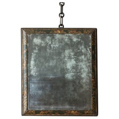 Small Green Lacquer Mirror, Early 18th Century