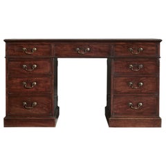 Antique George III Mahogany Partner’s Desk