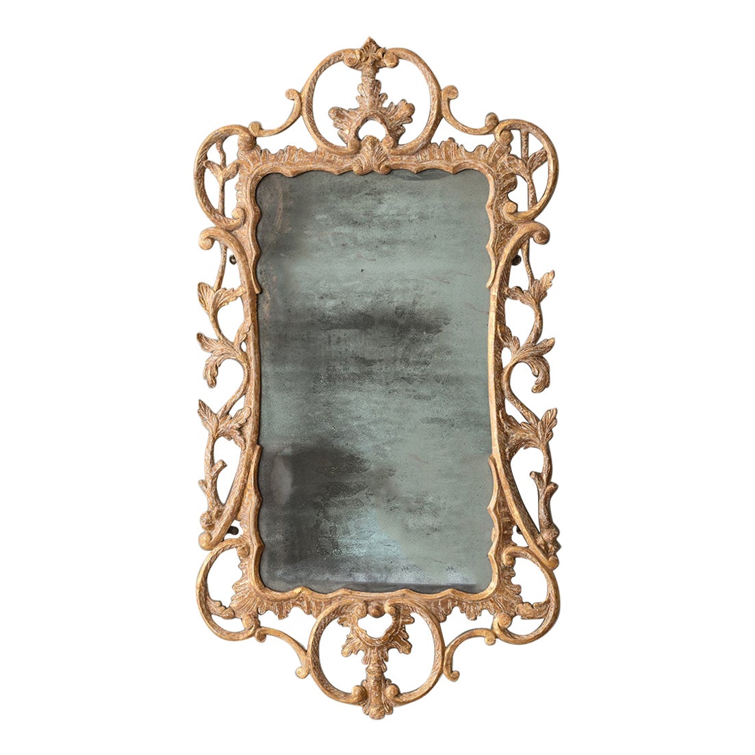 George III Carved and Giltwood Mirror