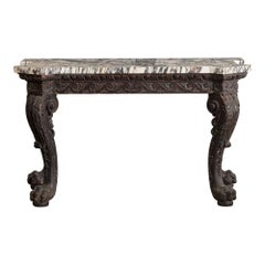 Antique George II Marble Topped Console Table