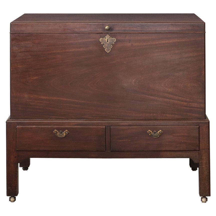 Large George III Blanket Chest on Stand