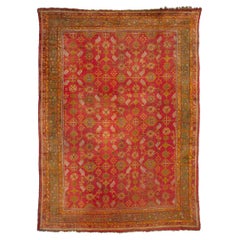 Impressive Scale Oushak Carpet (4814), Late 19th & Early 20th Century
