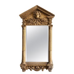 Importante specchio irlandese in legno dorato di Giorgio II attribuito a John and Francis Booker