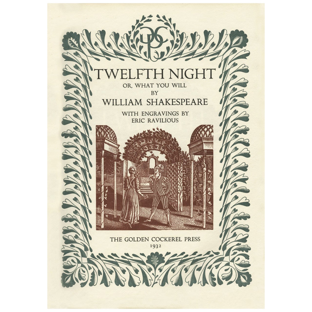 Shakespeare – Twelfth Night, or What You Will; engravings by Eric Ravilious