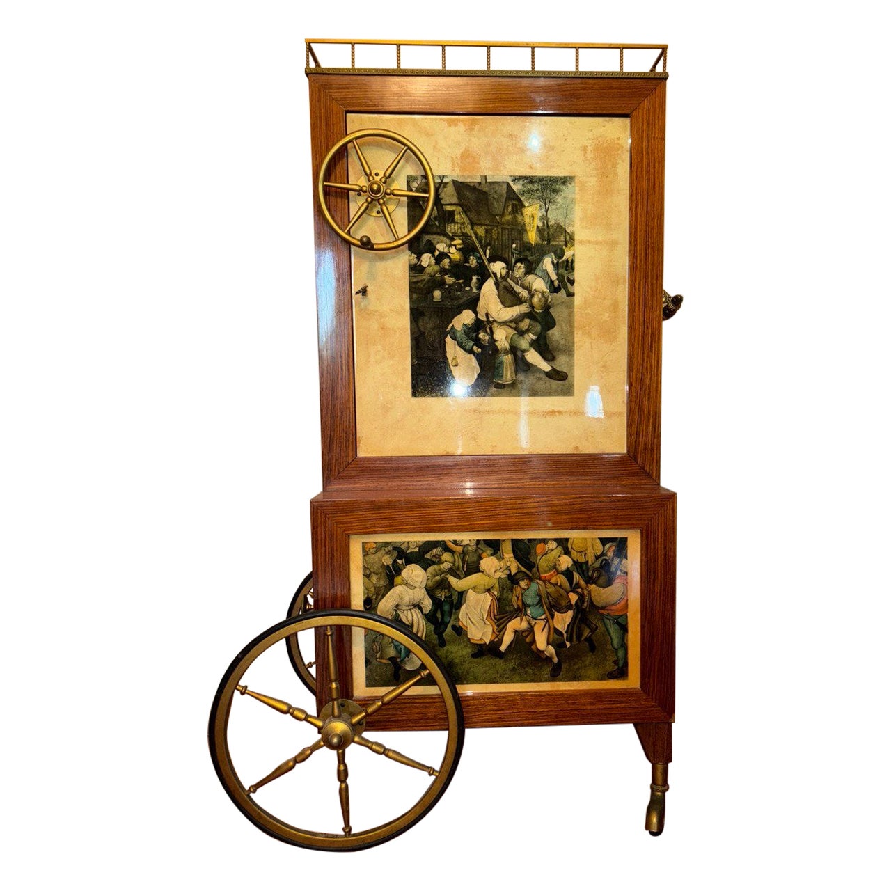 Bar mobile Aldo Tura  1960s mid-century. en vente