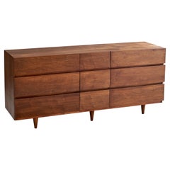 Vintage American of Martinsville, Dresser, Walnut, USA, 1950s