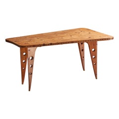 Pier Carlo Jorio, Dining Table, Pine, Italy, 1954