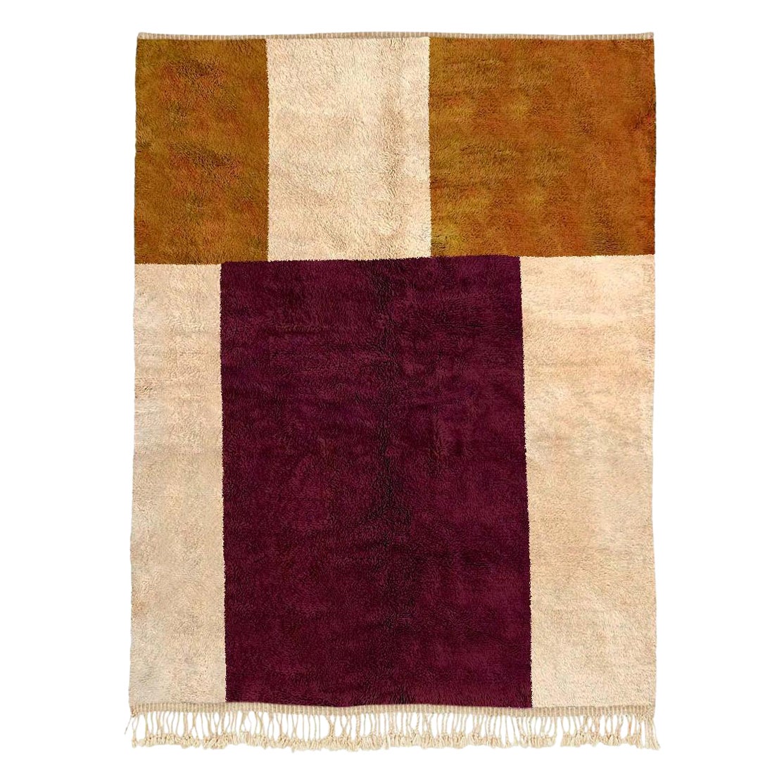 Tapis marocain Beni Mrirt 6'x9', Tapis à motifs géométriques modernes, CUSTOM MADE