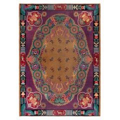 Doris Leslie Blau Rare tapis viennois Art Nouveau