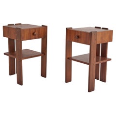 Pair of Tobia Scarpa Style Nightstands