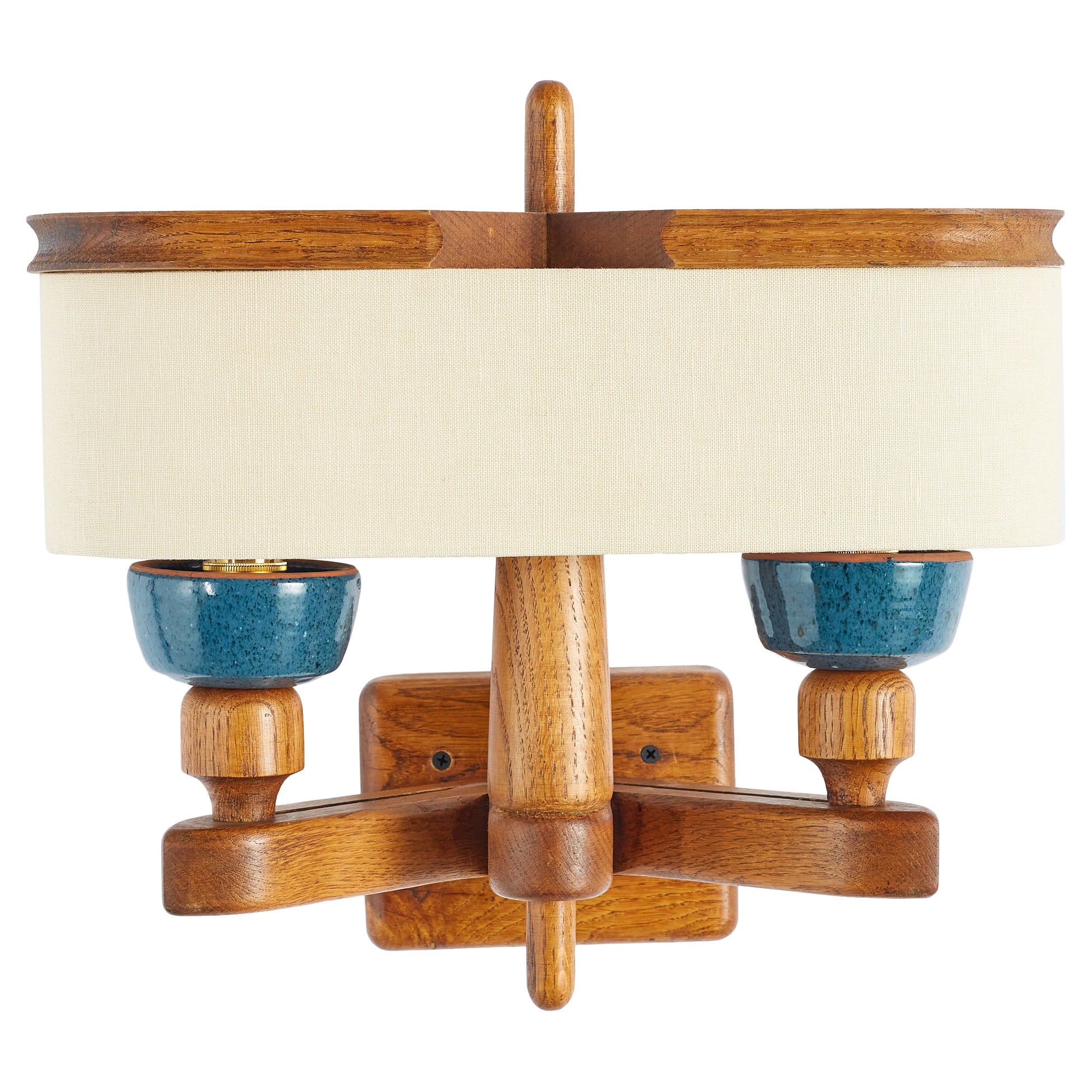 Guillerme et Chambron Ceramic Wall Sconce