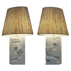 Set of 2 Complementary Pêle-mêle Table Lamps by Daniel Schneiger