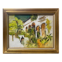 Milford Zornes Signed Original California Artist Midcentury Watercolor Painting