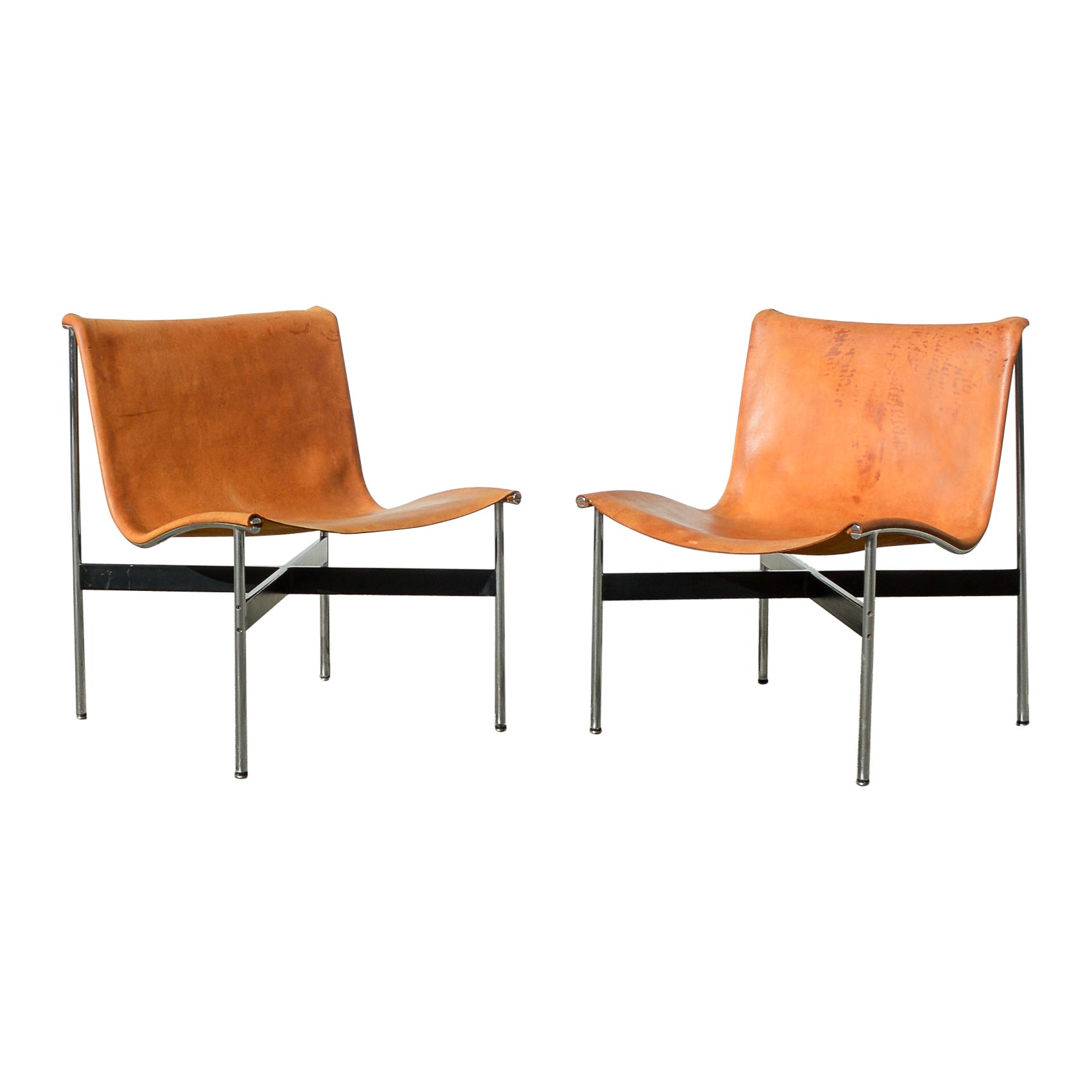 Paire de chaises Katavolos, Littell et Kelley New York pour Laverne Originals