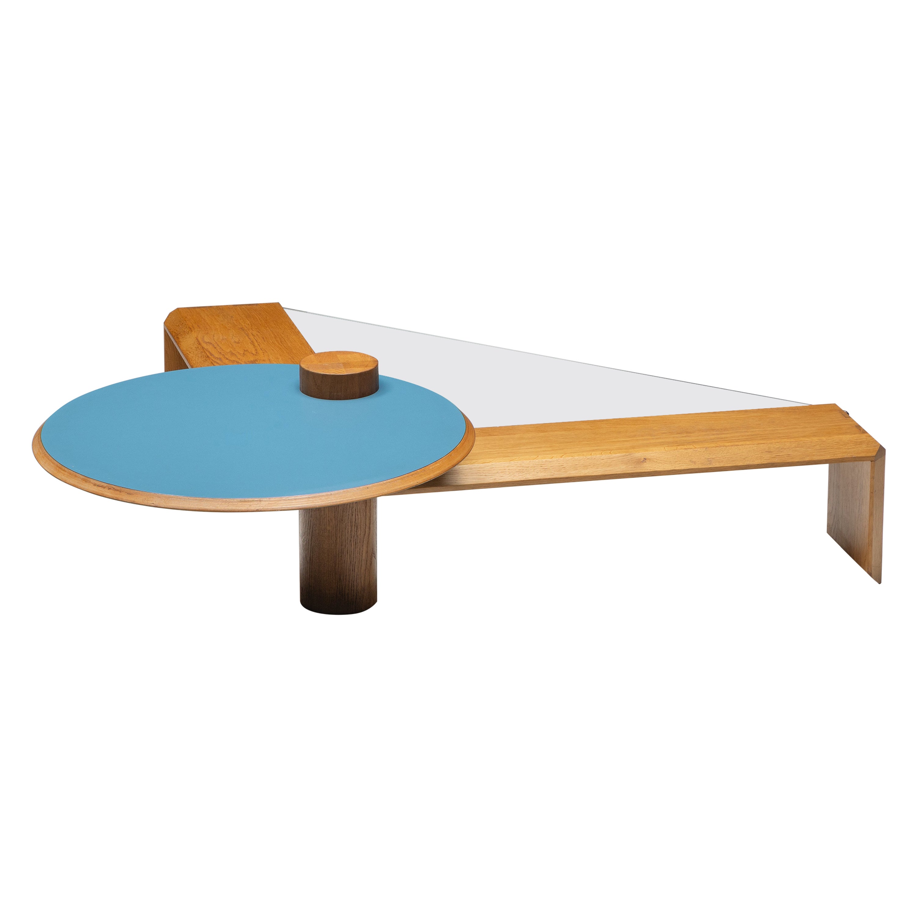 Geometrischer Couchtisch aus Memphis, Italien, 1980er Jahre