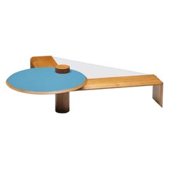 Mesa de centro geométrica Memphis, Italia, años 80