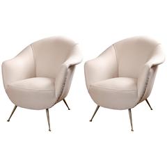 Pair of Elegant Mid-Century Chairs