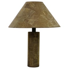 Large Table Lamp in Cork by Ingo Maurer for Design M, 1970s
