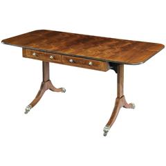 Fine Goncalo Alves Regency Sofa Table