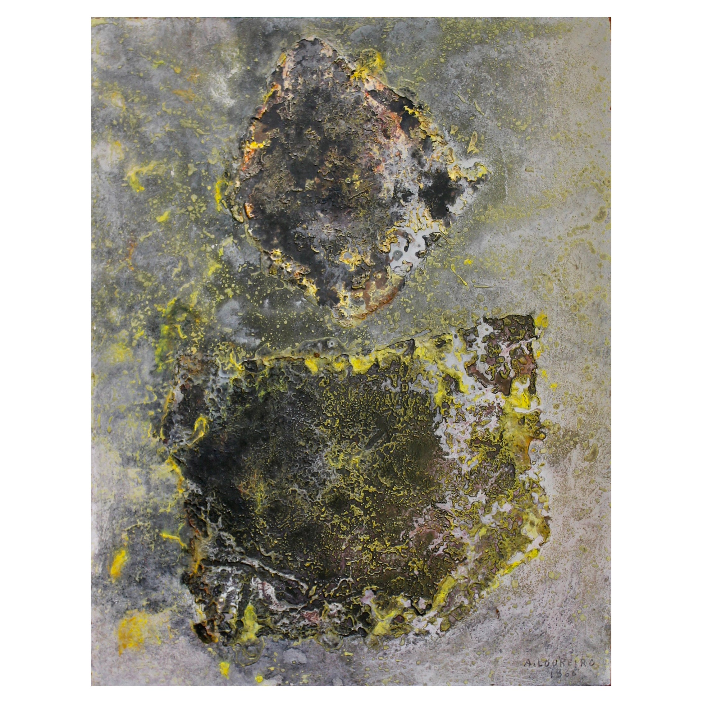 Peinture brutaliste Armando Loureiro (Portugal 1931-) en vente