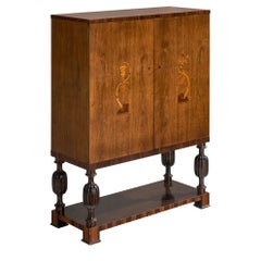 Armadio di design svedese, legno, Svezia, anni '30