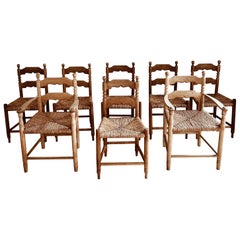 8 danish dining chairs from ca. 1950/1960s