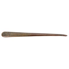 Antique Tiffany Studios New York Zodiac Pattern Bronze Letter Opener