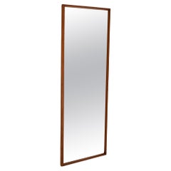 Miroir vintage avec cadre en teck