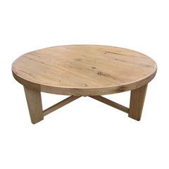 Modern Center Table in White Oak
