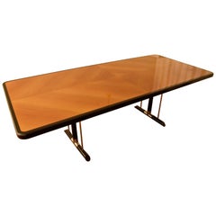 Mesa de comedor fabricada por Simon Gavina, Italia, años 70