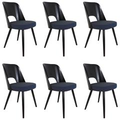 Set of Six Modernist Dining Chairs by Oswald Haerdtl, Ton, 1950s 5