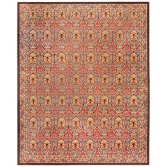 Doris Leslie Blauer spanischer Vintage All-Over-Teppich