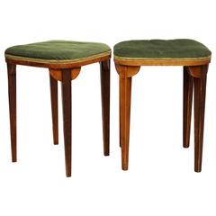 Pair of Thonet Stools Attributed to Otto Prutscher