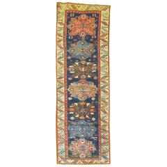Antique Caucasian Kazak Runner