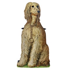 Porte-parapluie en forme de chien de chasse afghan "Levriero Afgano", Piero Fornasetti Italie c.C. 1955