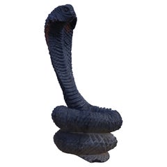 Carved Wood Snake Chair "Signed"