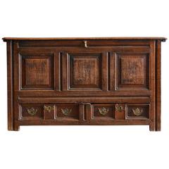 George III Oak Mule Chest