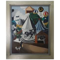80s Modern Art Original Painting from the Jay Spectre Collection 7