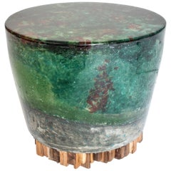 Forest & Sunset Murano Waste Side Table by Hillsideout