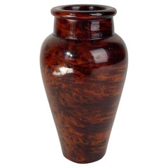 Vaso decorativo in miniatura/tazza per matite in radica di Thuja, anni '20