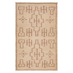 Handmade Modern Tan Dhurrie Natural Jute Rug