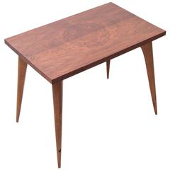 1930s Art Deco Side Table in Walnut Made in France 12
