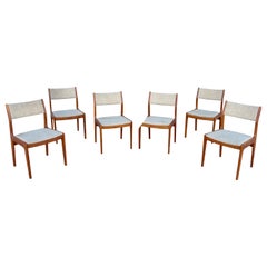 1970s Danish Modern Teak Dining Chairs- Set of 6